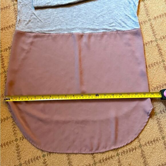 Meadow Rue gray and mauve long sleeve tunic top NWOT XS - Picture 10 of 12